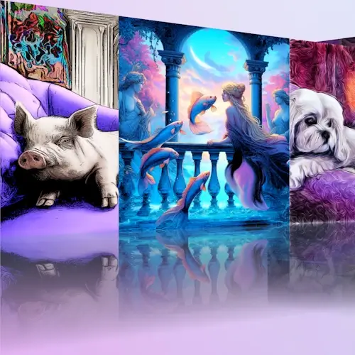 Innocent Animals Digital Art by JoieArtist – purity and creativity in digital form